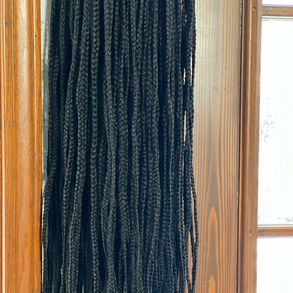 Lace front box braids wig